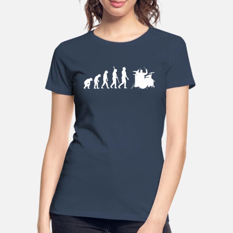 Drummer Evolution Development Drums Women's Premium Organic T-Shirt