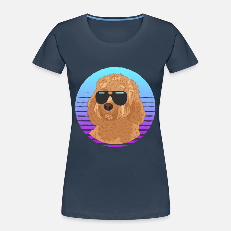 Cavapoo Hunde Cavoodle Hundebesitzer Geschenk Frauen Premium Bio T-Shirt