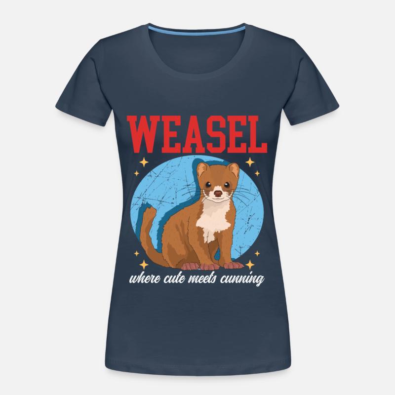 Weasel Mouse Weasel Hermännchen Gift Women's Premium Organic T-Shirt