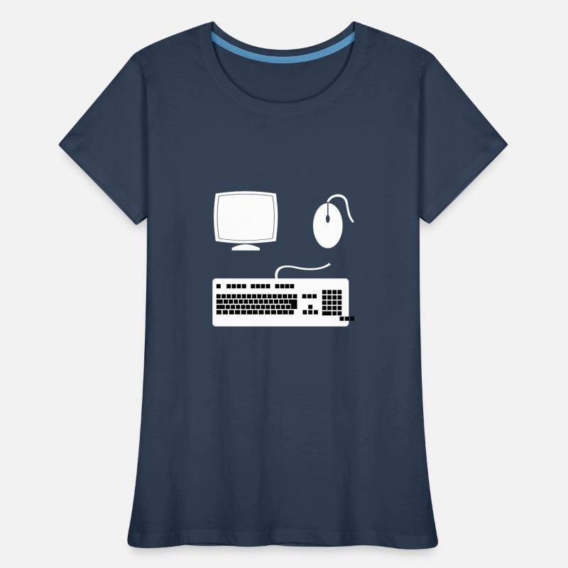 Computer set Frauen Premium Bio T-Shirt