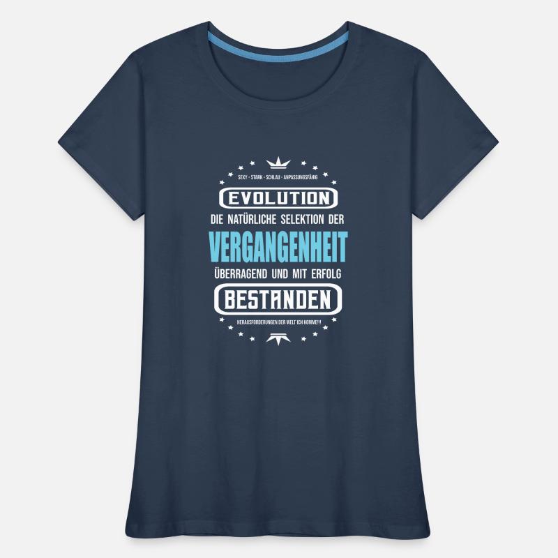 Past, Evolution, Development Women's Premium Organic T-Shirt