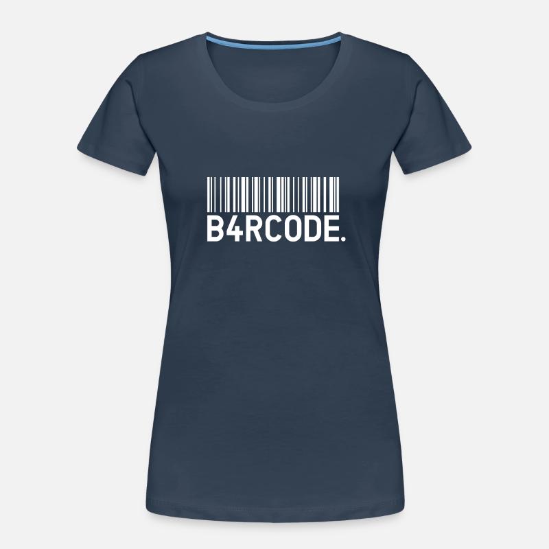 B4RCODE. Frauen Premium Bio T-Shirt