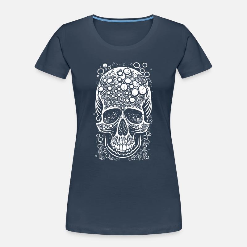 Magic skull with bubbles Women's Premium Organic T-Shirt