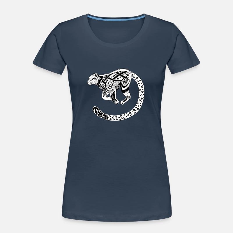 Celtic Snow Leopard / Snow Leopard Celtic T-shirt bio Premium Femme