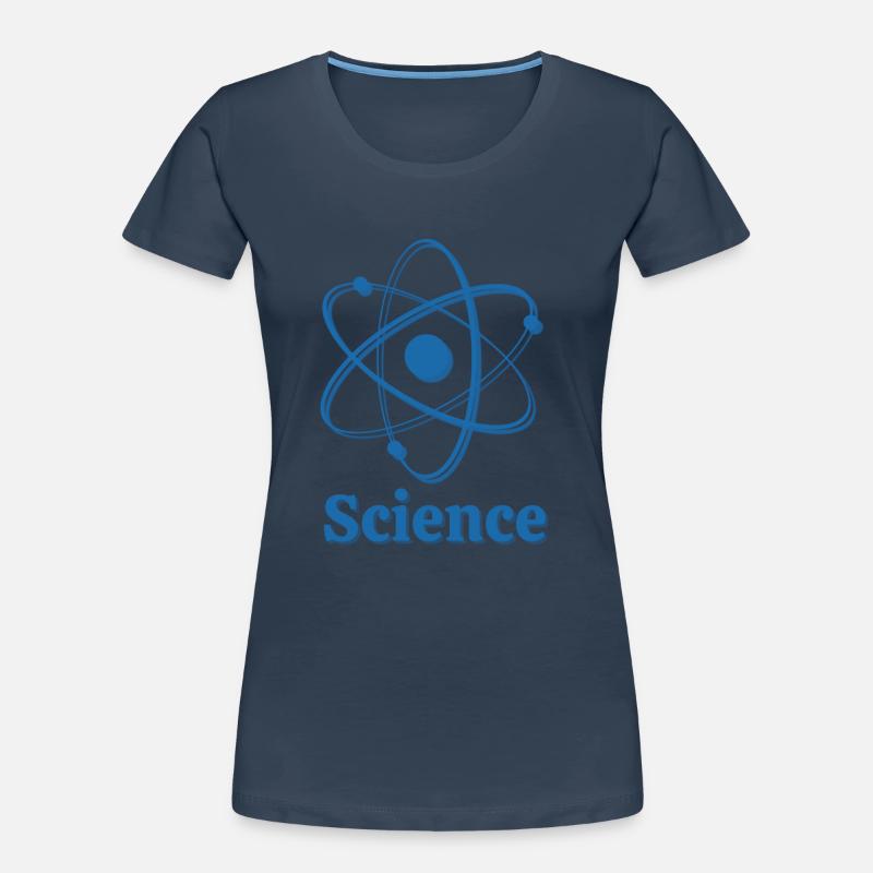 Atom Science Science Electron Molecule Physics Women's Premium Organic T-Shirt