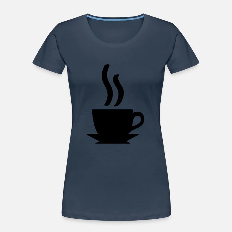 Kaffe oder Tee Frauen Premium Bio T-Shirt