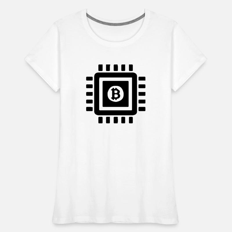 Bitcoin processor Women's Premium Organic T-Shirt