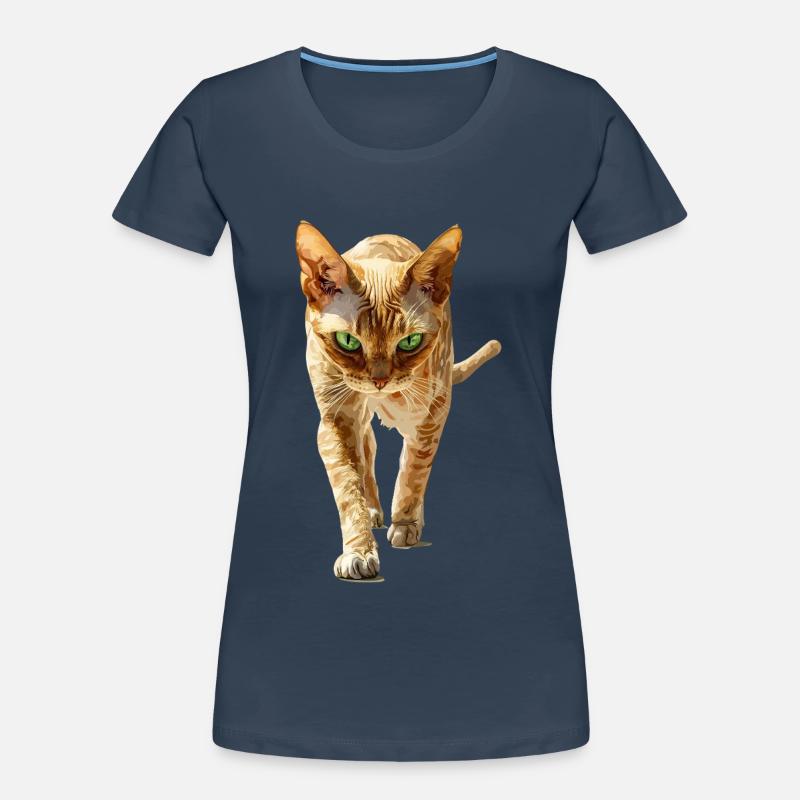Devon Rex Frauen Premium Bio T-Shirt