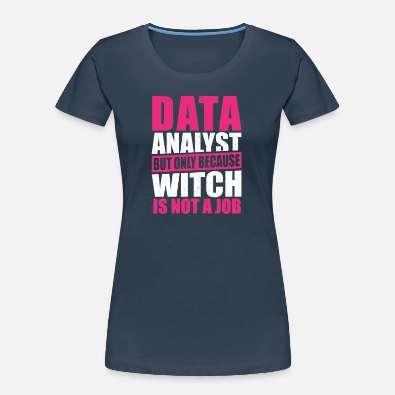 Geek Data Collector Analyse de données Data Science T-shirt bio Premium Femme