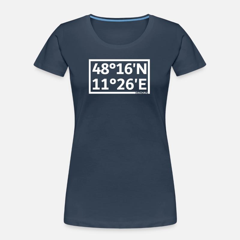 Dachau coordinates Women's Premium Organic T-Shirt