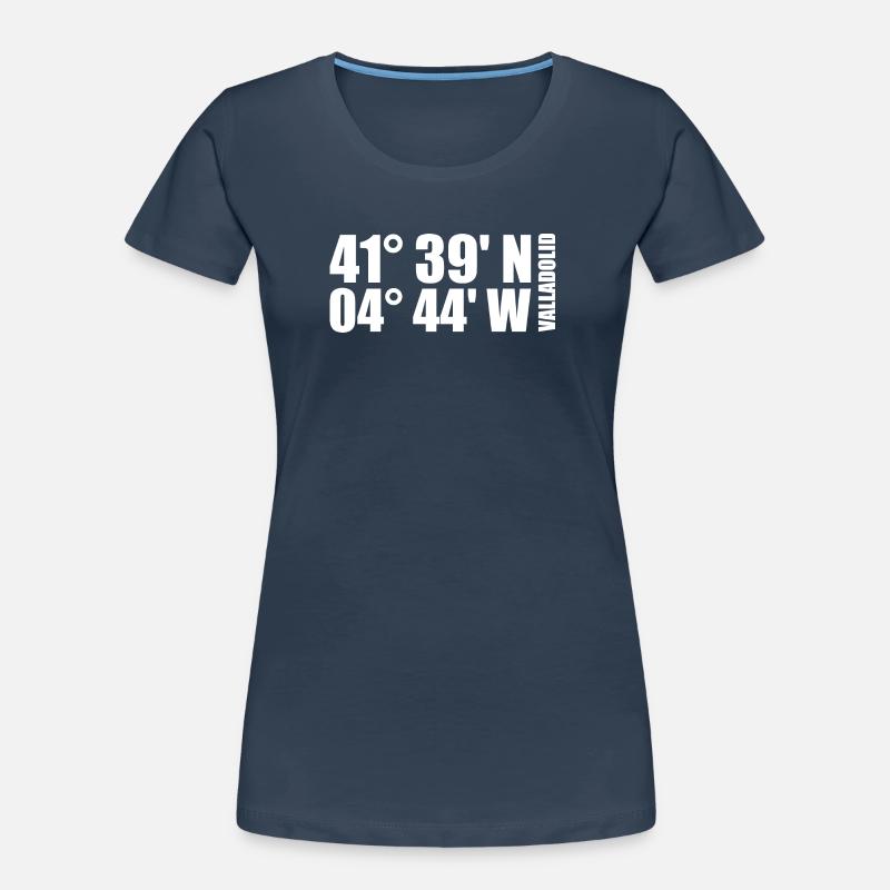 Valladolid Coordinates Women's Premium Organic T-Shirt