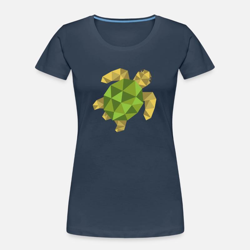 Turtle Geometric Gift Triangle Hipster Women's Premium Organic T-Shirt