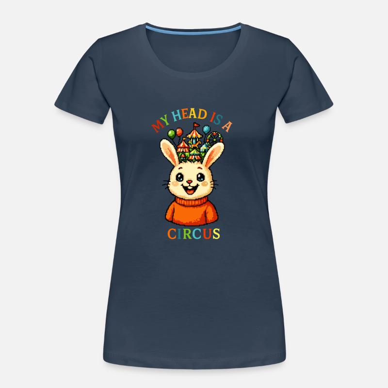 Ma tête est un cirque - T-shirt bio Premium Femme -