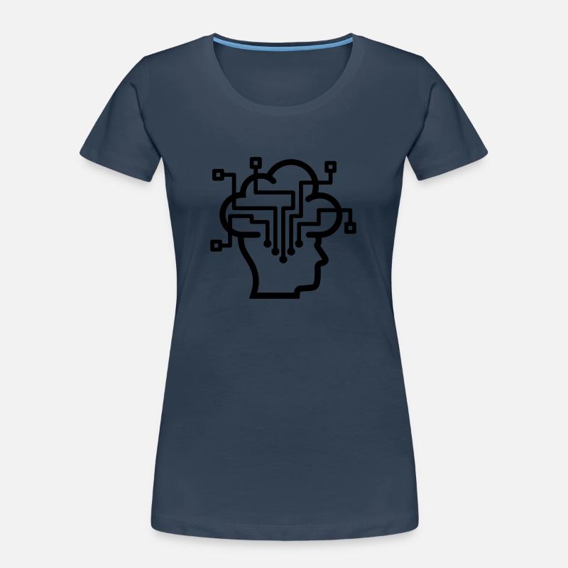 Privacy Cloud Connected Thinking Women's Premium Organic T-Shirt