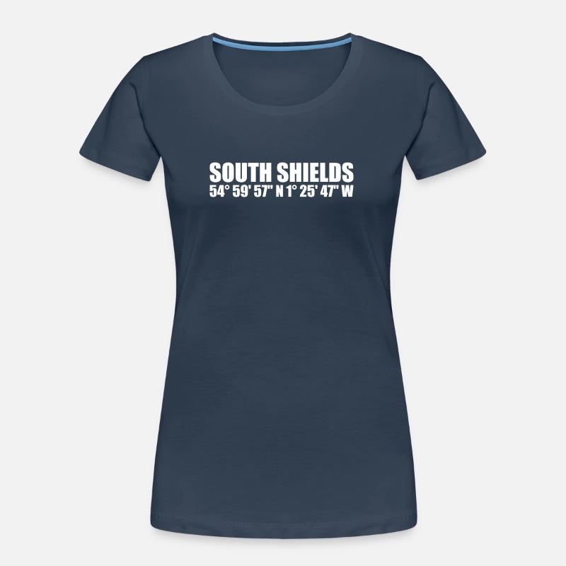 Coordonnées de South Shields T-shirt bio Premium Femme