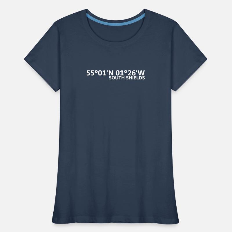 South Shields Coordinates Women's Premium Organic T-Shirt