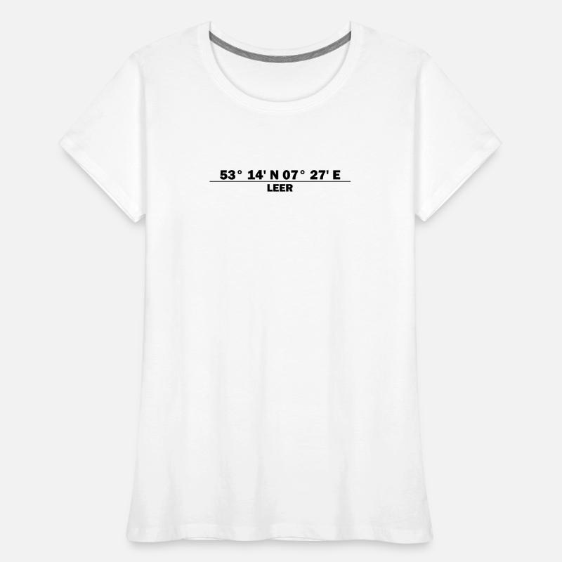 Empty coordinates Women's Premium Organic T-Shirt