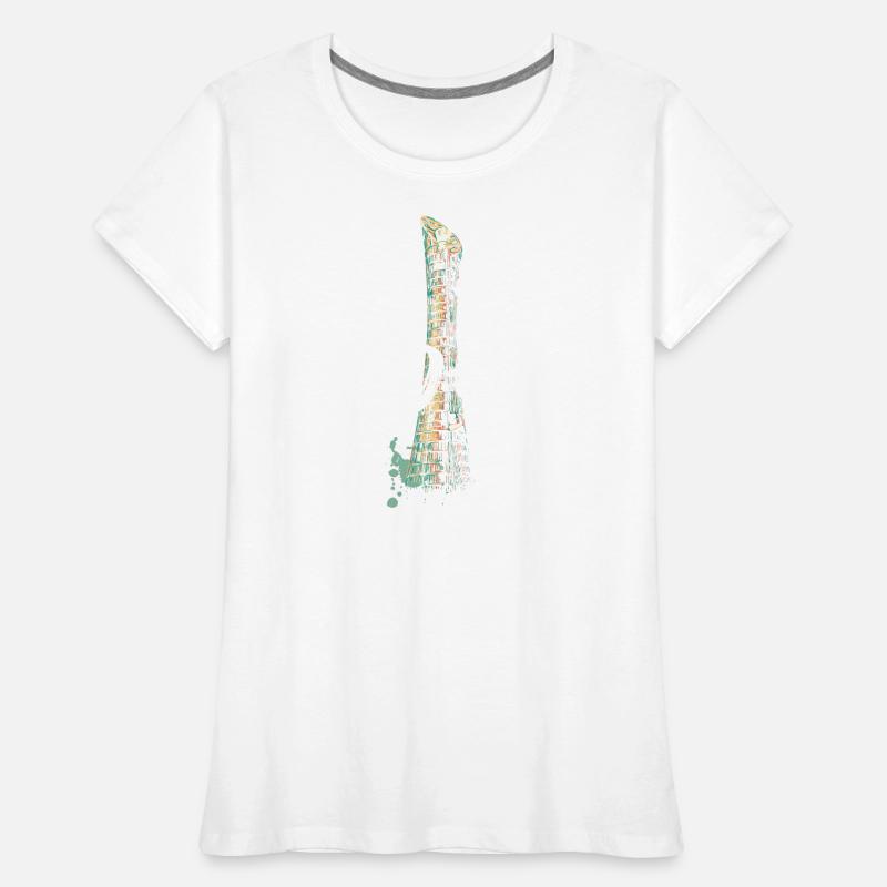 Sheikh Khalifa Stadium, Doha Women's Premium Organic T-Shirt