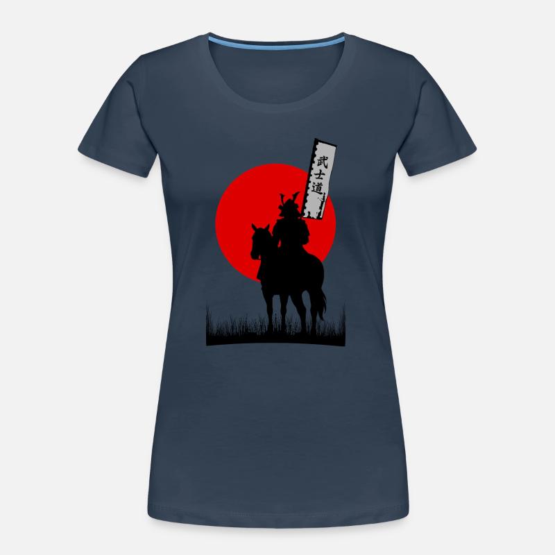 BUSHIDO, CODE DU GUERRIER SAMOURAÏ | 8K PROPRE SILHOUTTE T-shirt bio Premium Femme