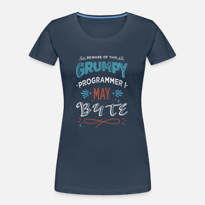 C Sharp Programmation Citation Déclaration de la fête des pères T-shirt bio Premium Femme