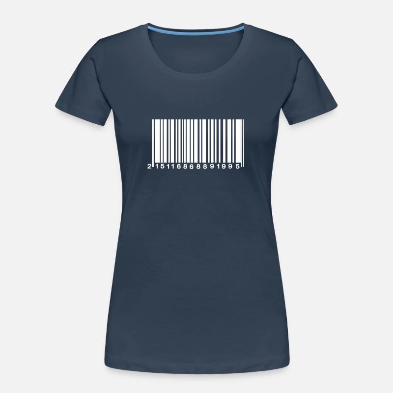 barcode encrypted Women's Premium Organic T-Shirt