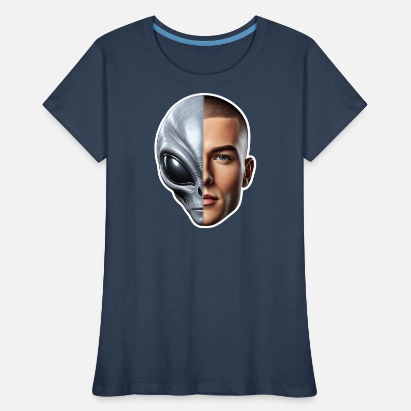 Alien Hybrid Human Hybridization Program Women's Premium Organic T-Shirt