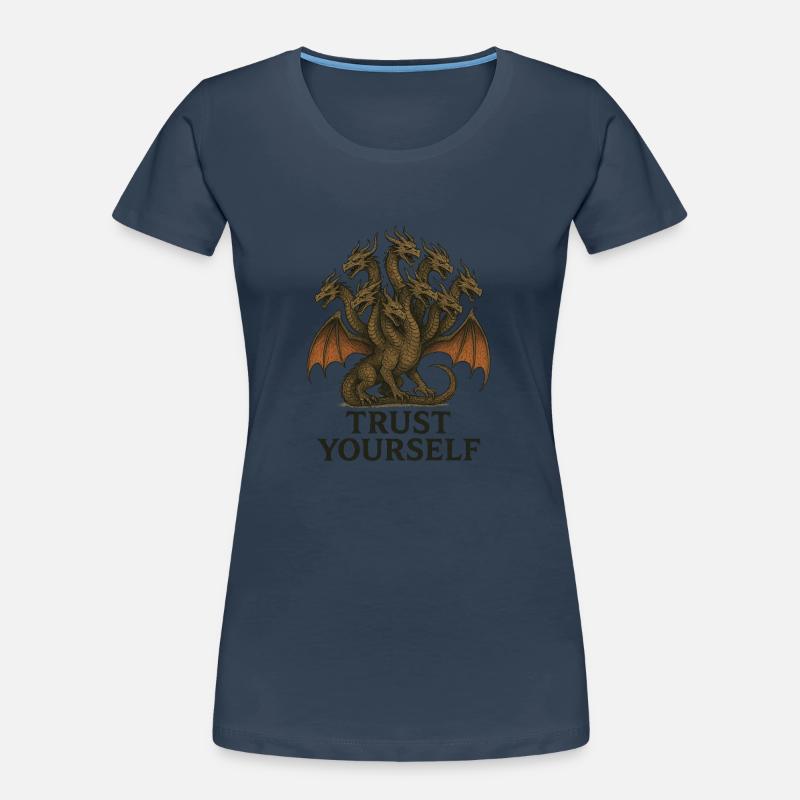 Neunköpfiger Drache: Vertraue dir selbst Frauen Premium Bio T-Shirt