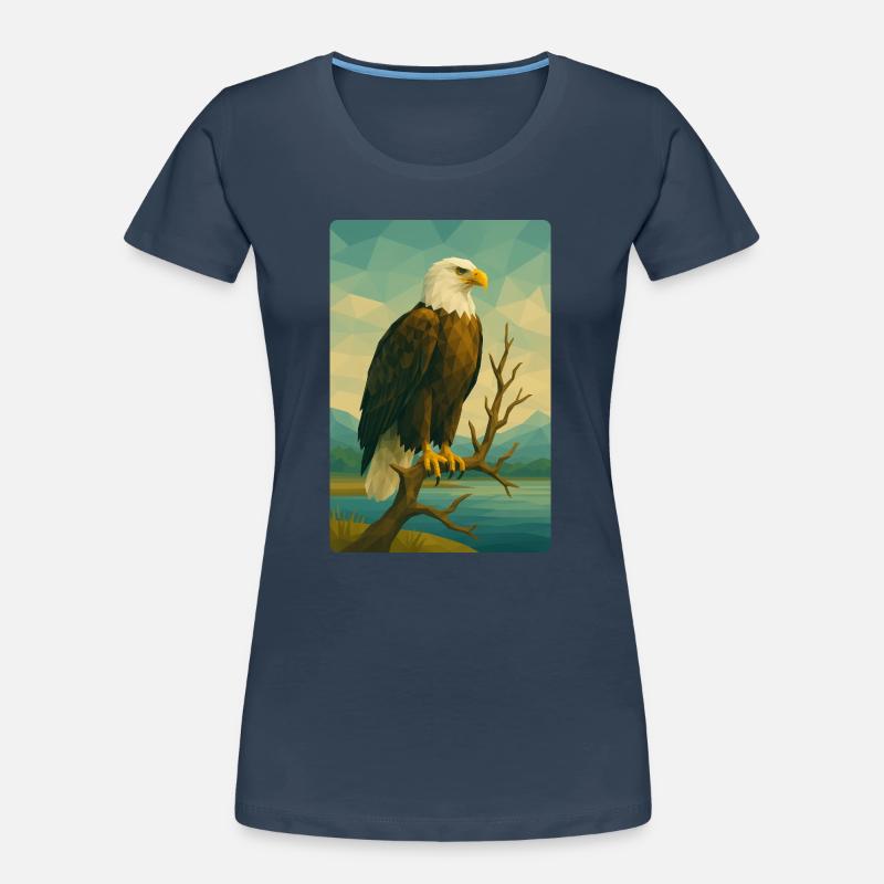 Polynature Bald Eagle Women's Premium Organic T-Shirt