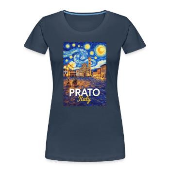 Prato, Italien. - Frauen Premium Bio T-Shirt -  - Vorne - Mia (176cm)