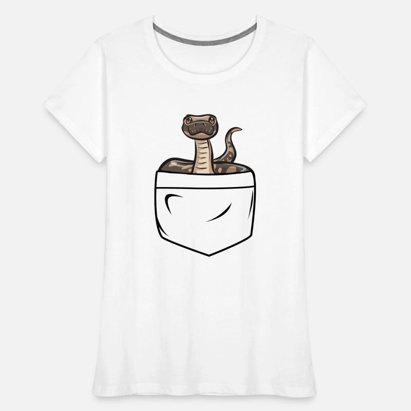 Ball Python Snake King Python Women's Premium Organic T-Shirt