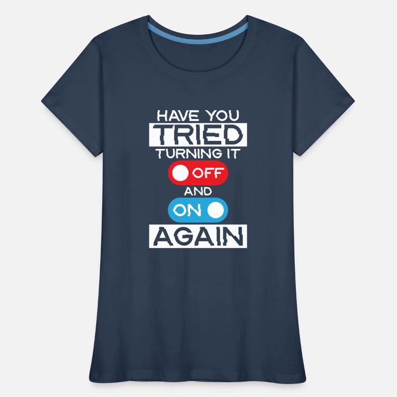How I Fix Stuff Working In IT...... Tech Support C Frauen Premium Bio T-Shirt