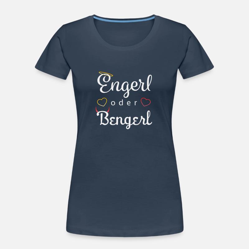 Engerl oder Bengerl Frauen Premium Bio T-Shirt