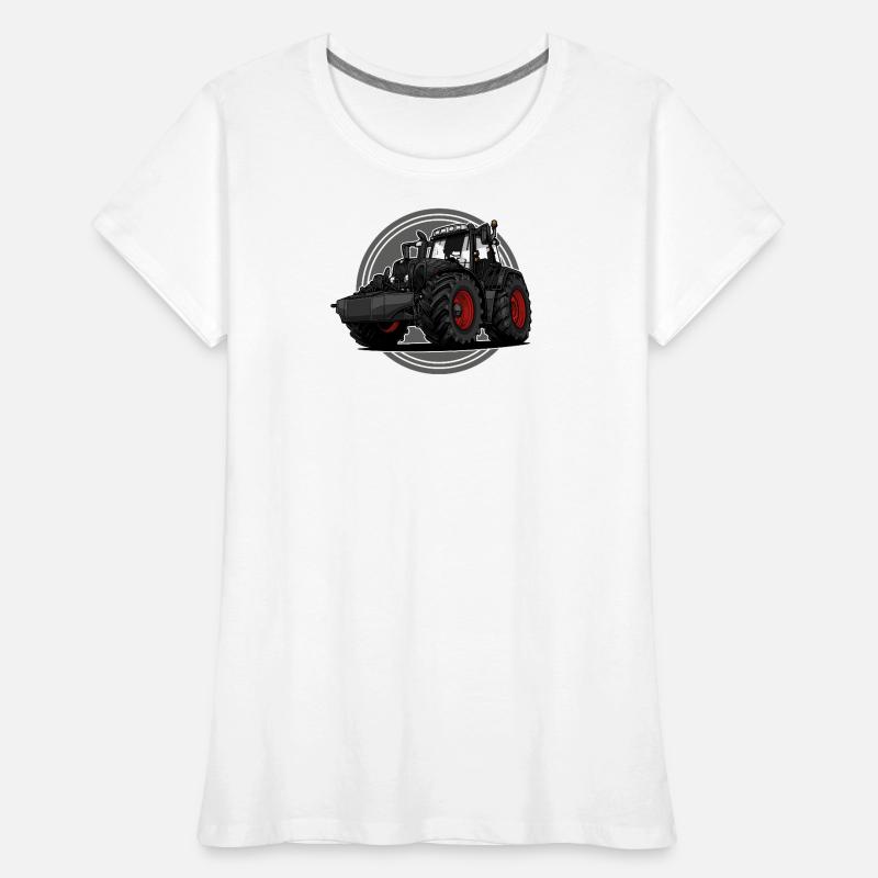 Traktor // Illustration Frauen Premium Bio T-Shirt