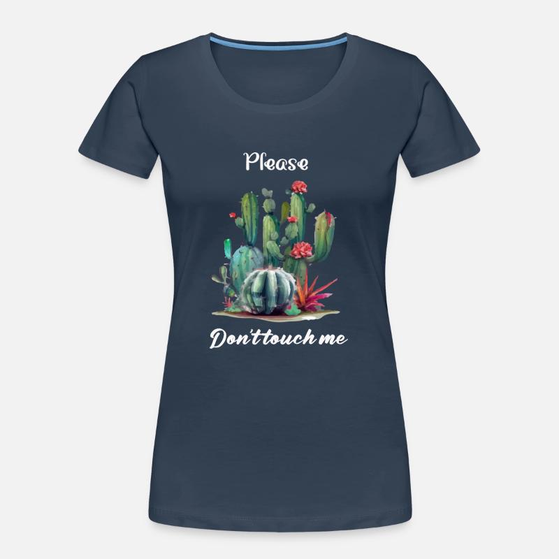 Please don't touch me Women's Premium Organic T-Shirt