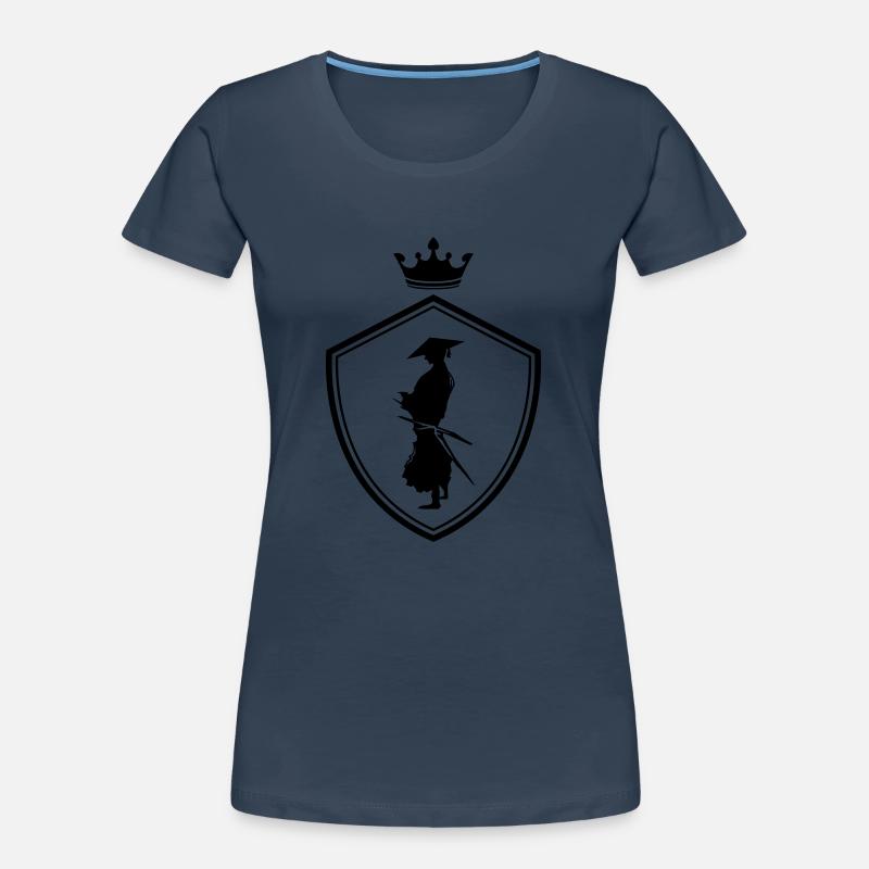 Samurai Warrior Crest Women's Premium Organic T-Shirt