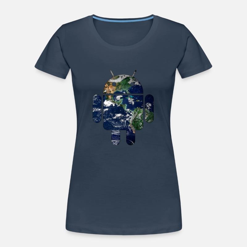 Android Frauen Premium Bio T-Shirt