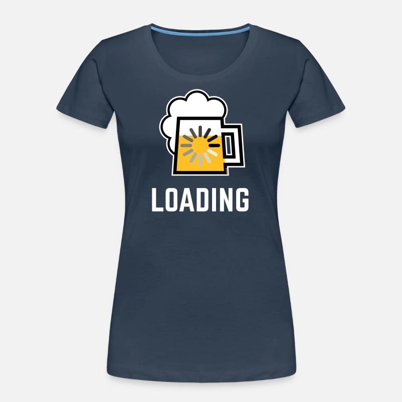 Beer Loading (Drinking In Progress / Negative / |) Women's Premium Organic T-Shirt