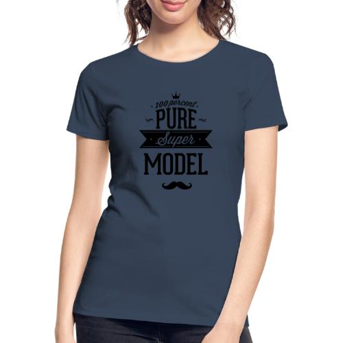 100 Prozent Supermodel - Frauen Premium Bio T-Shirt