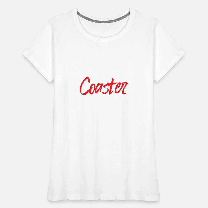 Parc d’attractions Roller Coaster T-shirt bio Premium Femme