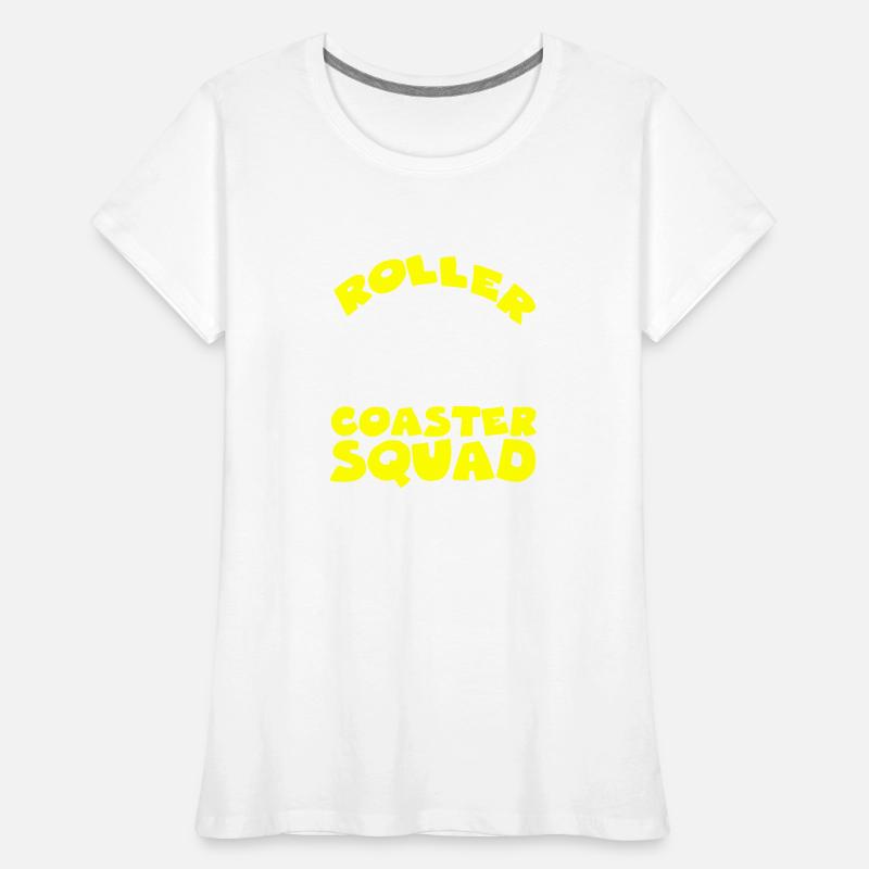 Parc d’attractions Roller Coaster T-shirt bio Premium Femme