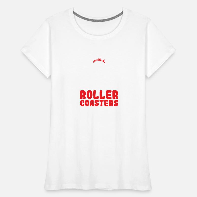 Parc d’attractions Roller Coaster T-shirt bio Premium Femme