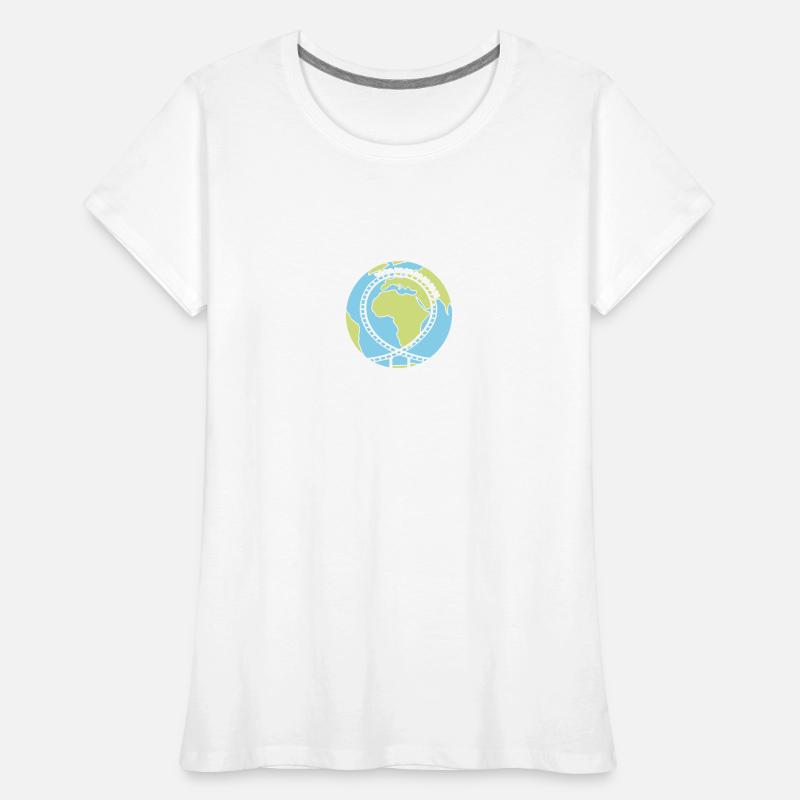 Parc d’attractions Roller Coaster T-shirt bio Premium Femme