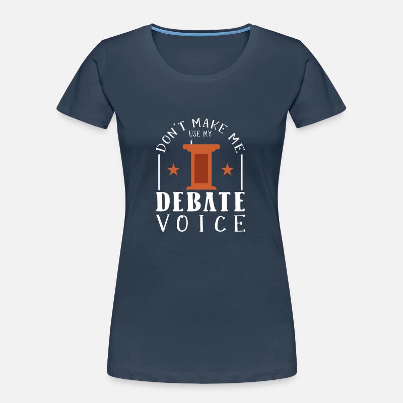 Débat Débat argumentation T-shirt bio Premium Femme