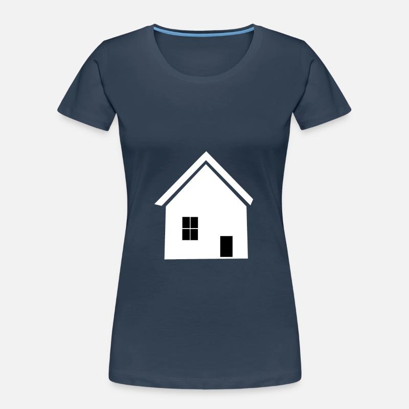 Constructeurs Architecte Maison Maisons Immobilier T-shirt bio Premium Femme