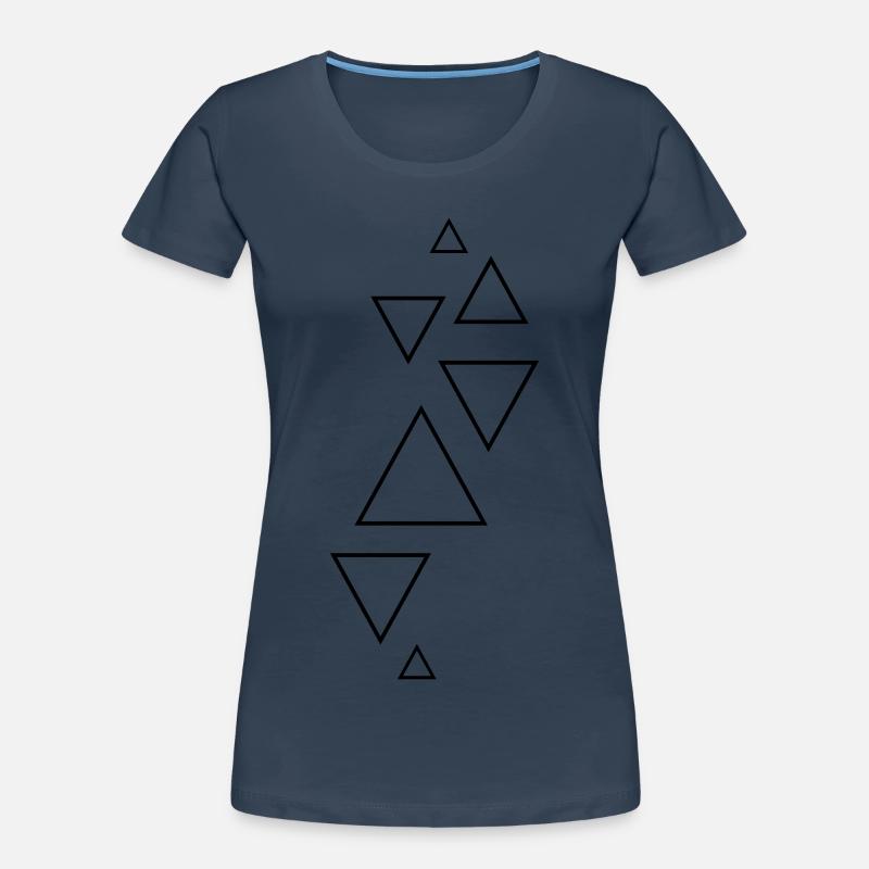 triangles formes hipster T-shirt bio Premium Femme
