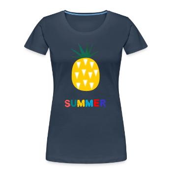 FEIERTAG. FROHE FEIERTAGE. GELIEBTE. MEISTER. LEHRER - Frauen Premium Bio T-Shirt -  - Vorne - Mia (176cm)