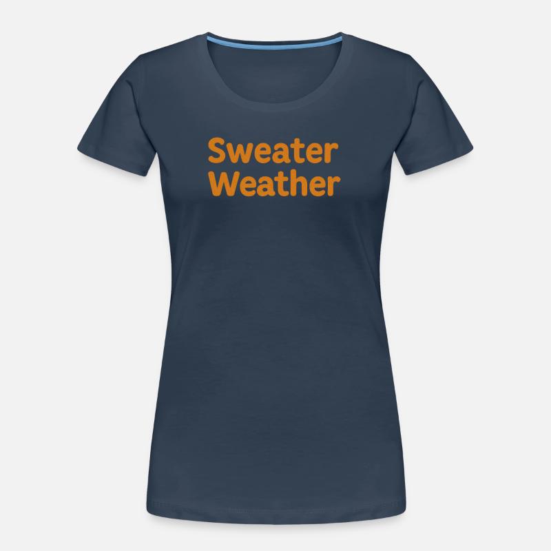 Météo du pull d’automne T-shirt bio Premium Femme