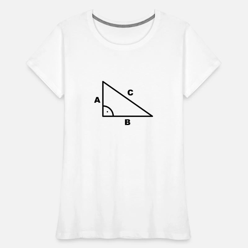 Symbole - triangle - Math à angle droit T-shirt bio Premium Femme