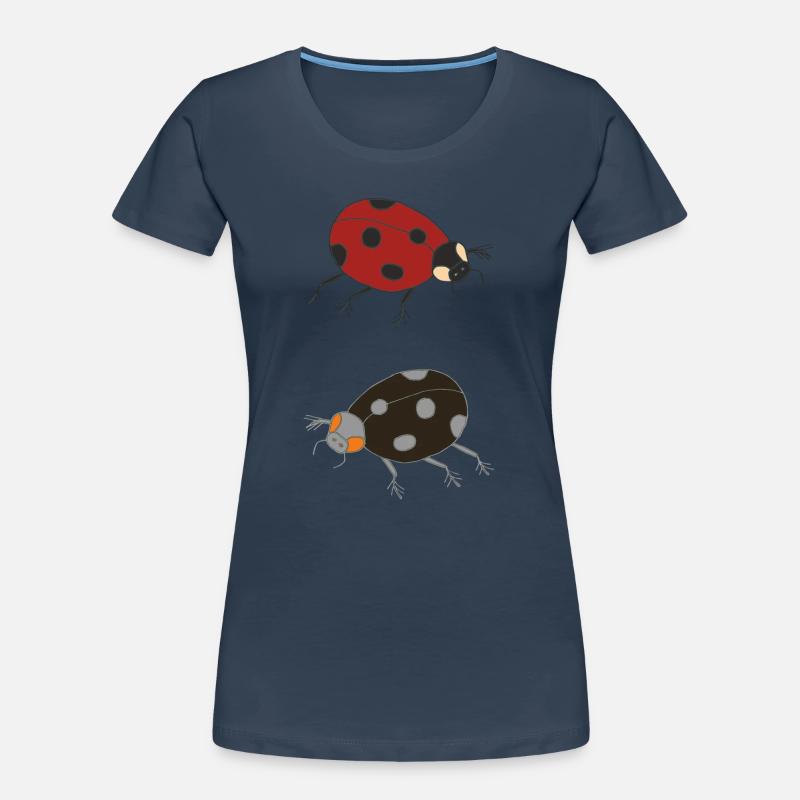 ladybug duo colored Women's Premium Organic T-Shirt