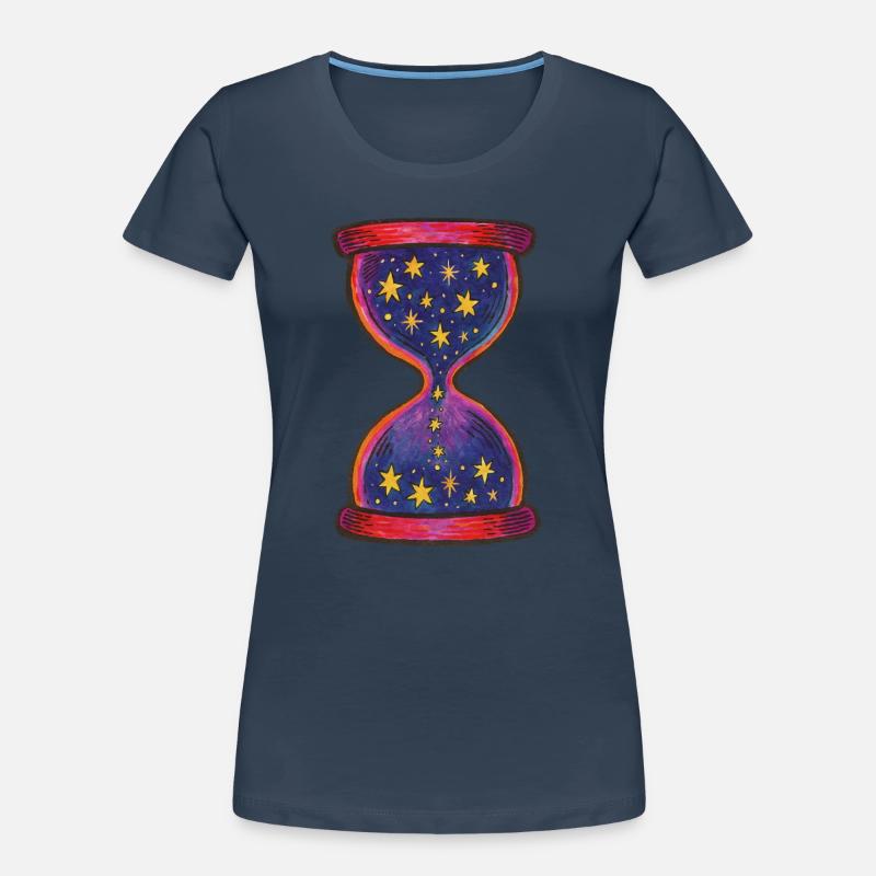 Celestial Hourglass Artistic Pattern Women's Premium Organic T-Shirt